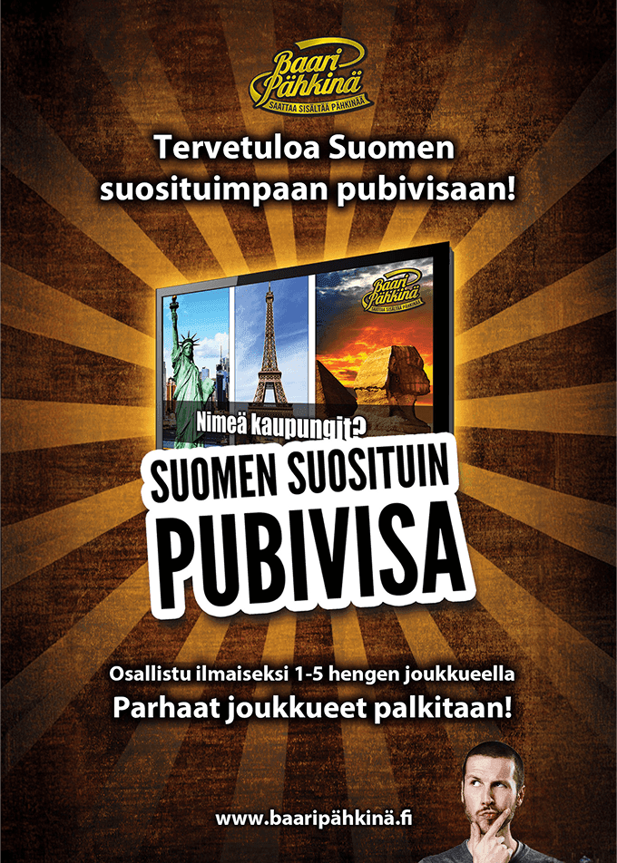 BaariPahkina pubivisa event poster